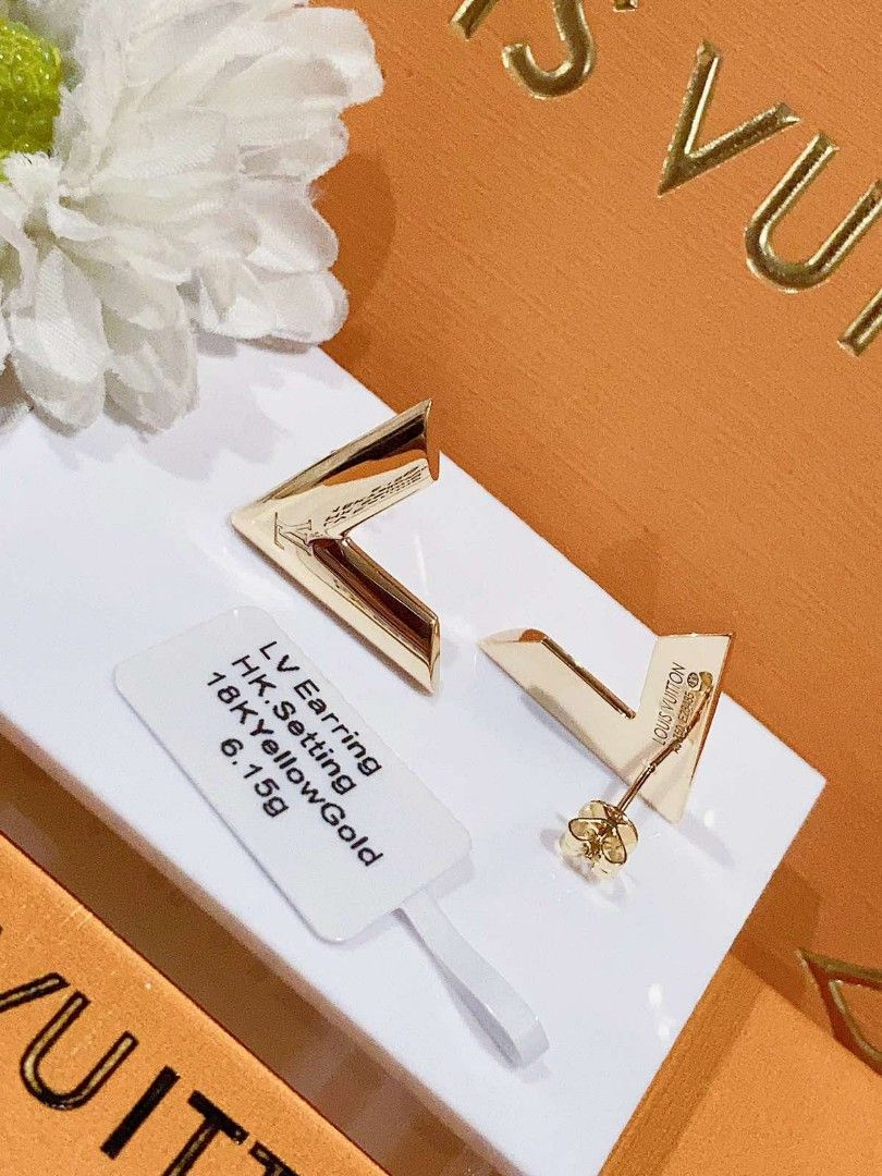V earrings louis vuitton deals