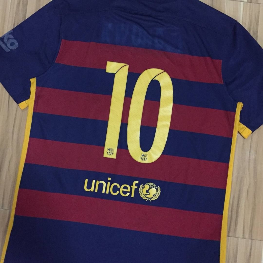 2015-2016 FC BARCELONA HOME JERSEY on Carousell