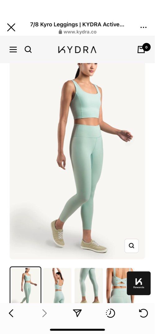 Kydra 7/8 Kyro Leggings - Ash Navy - XS, Women's Fashion, Activewear on  Carousell