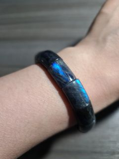 黑體 拉長石 藍光 11mm 手排 G7364240106451714110