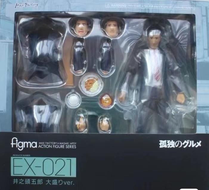 現貨開封品無盒Figma EX-021 井之頭五郎孤獨的美食家大盛Ver 限定