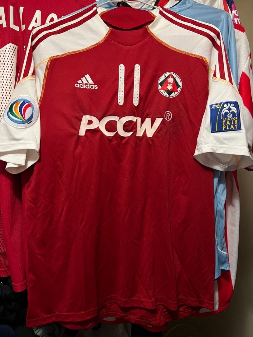南華足球隊2009/10 主場亞協杯球衣大碼（Size L) 全新没吊牌11號李海强