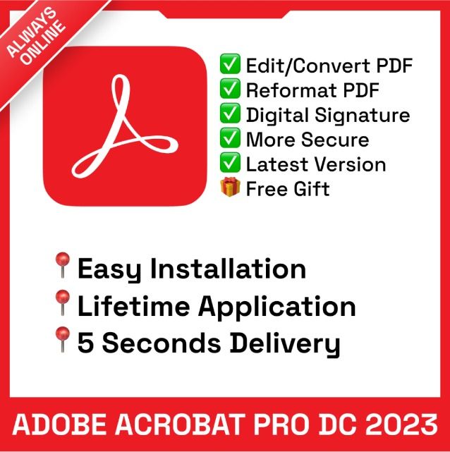 Adobe Acrobat Pro 2020永続ライセンス版|Windows Mac対応|オンライン