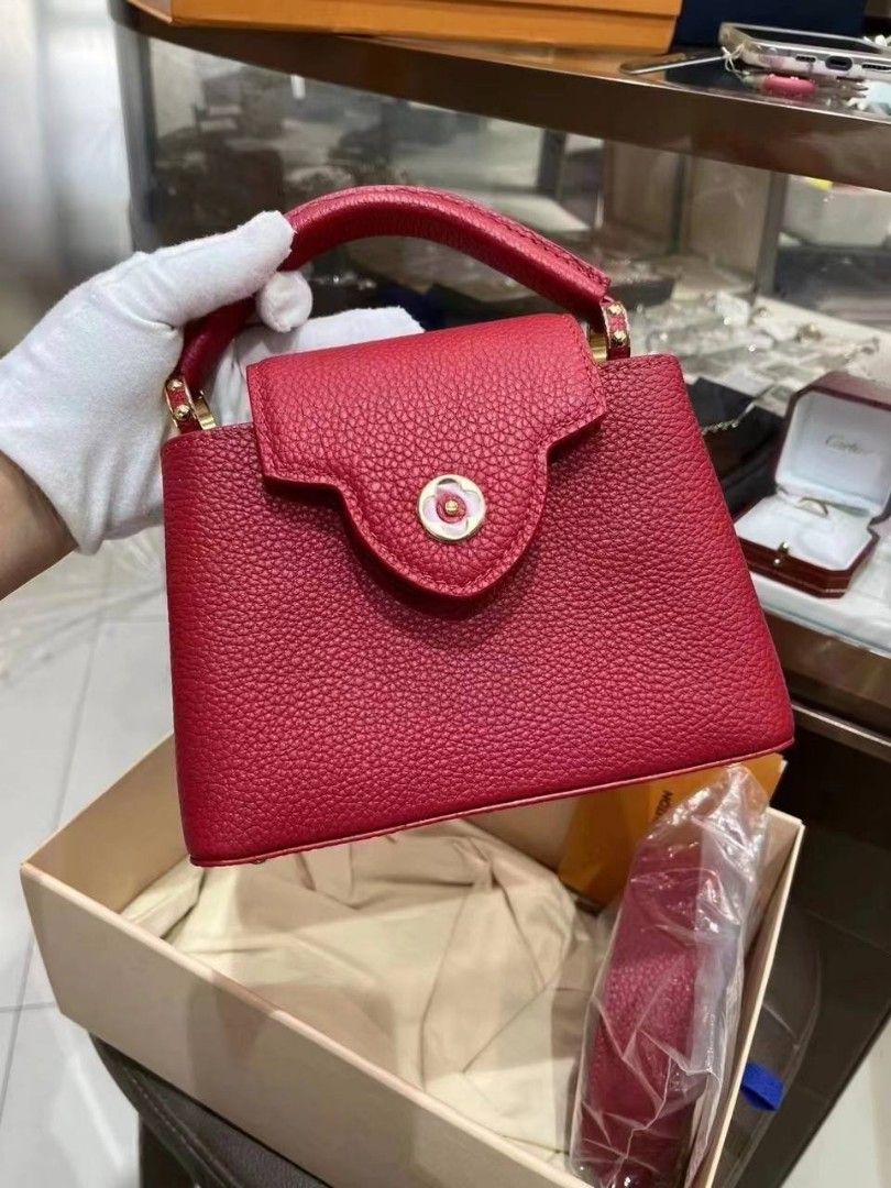 PRE-ORDER] Preloved Almost Like New Louis Vuitton Capucines BB. Python  Handle., Luxury, Bags & Wallets on Carousell