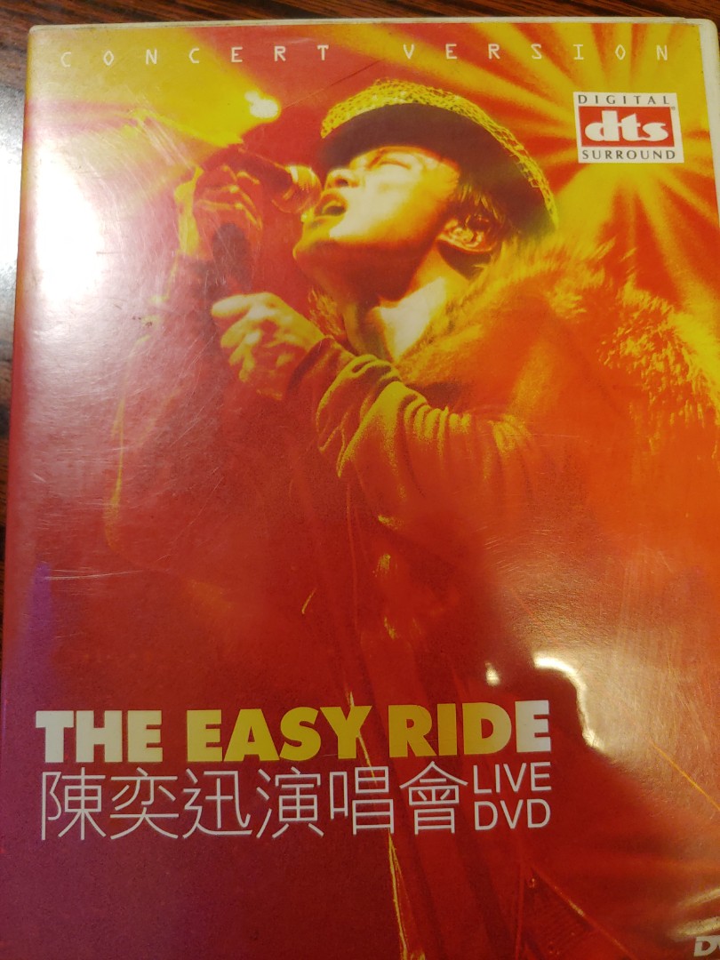 陳奕迅演唱會The easy ride live DVD, 興趣及遊戲, 音樂、樂器& 配件