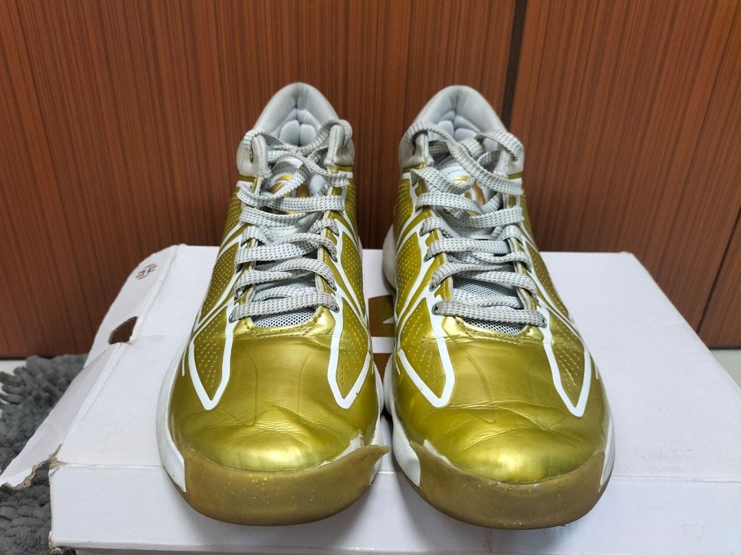 Gold adidas basketball shoes sale