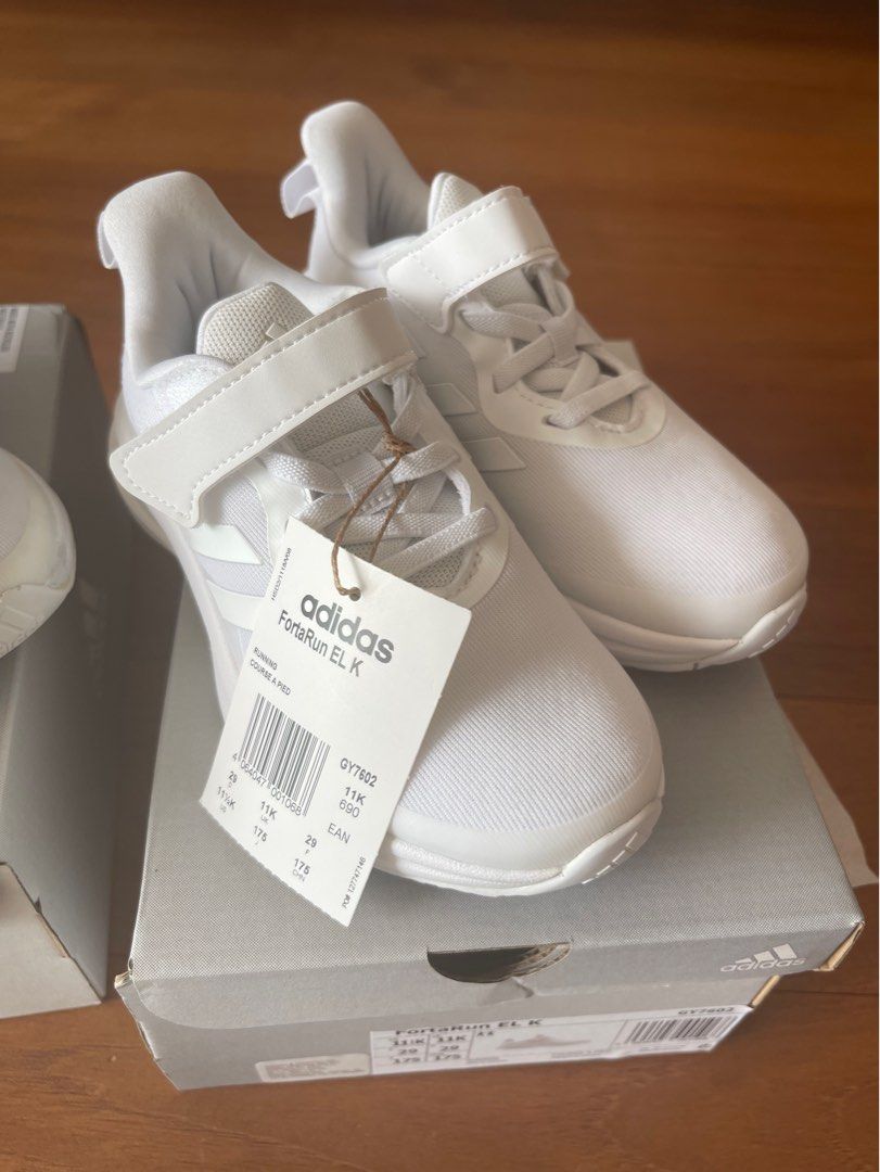 Adidas originals u path run infant trainers store white
