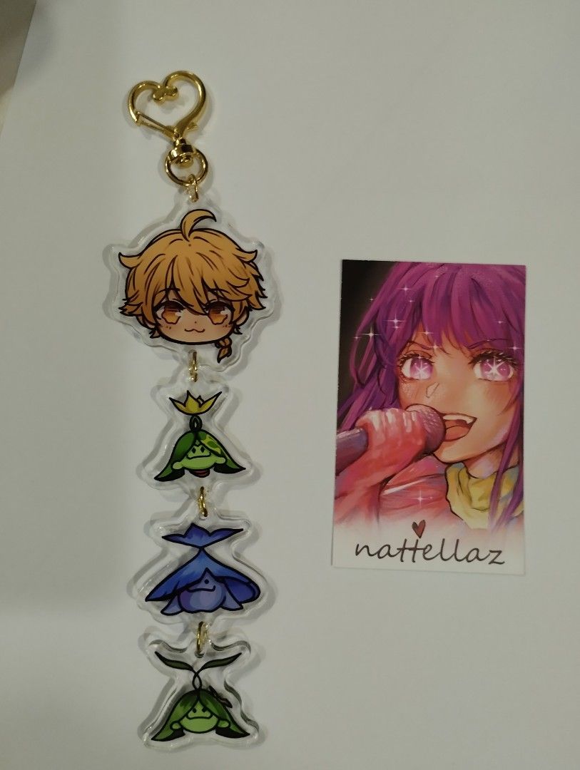 Aether and Aranara Acrylic Keychain -Genshin Impact Sumeru, Hobbies ...