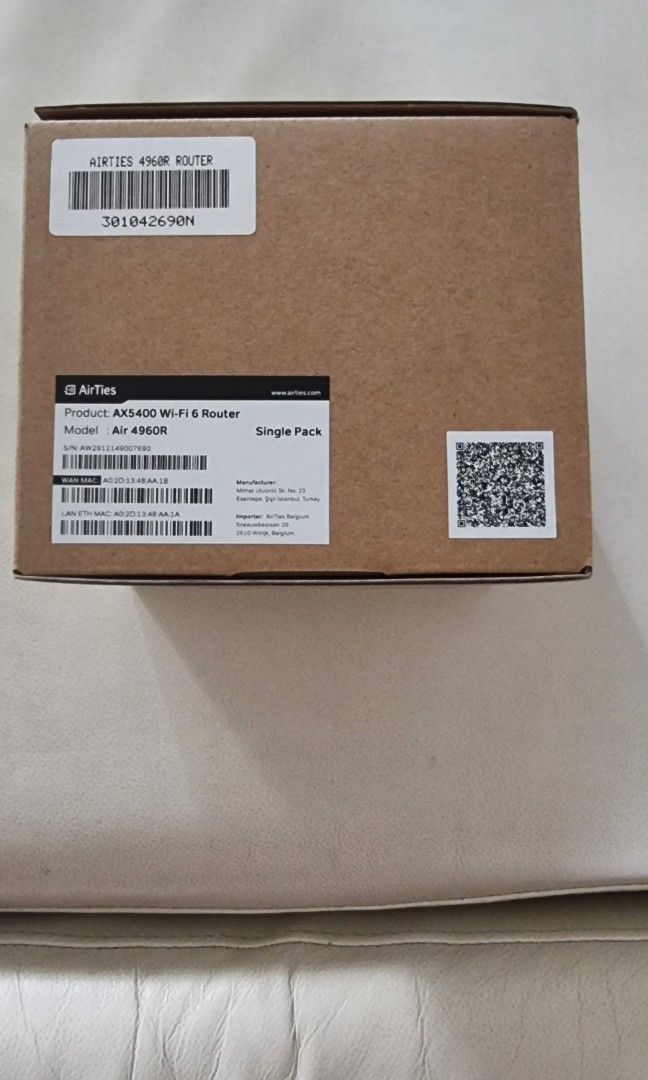 AirTies Wi Fi 6 Router, Computers & Tech, Parts & Accessories ...