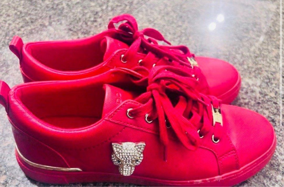 Aldo women's red sneakers online