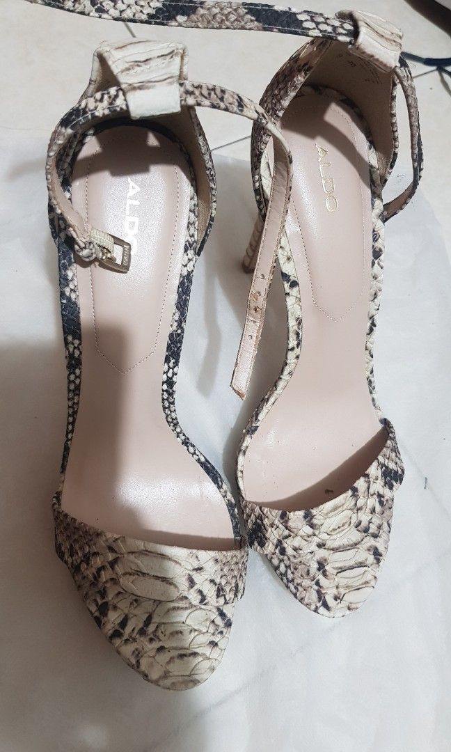 Aldo snakeskin outlet heels