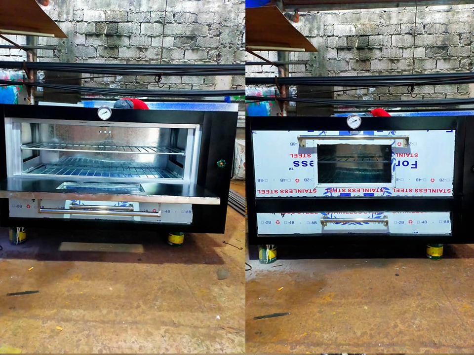 All Brand New Heavy Duty Gas Oven Manual Gas Oven 412 Trays with glass