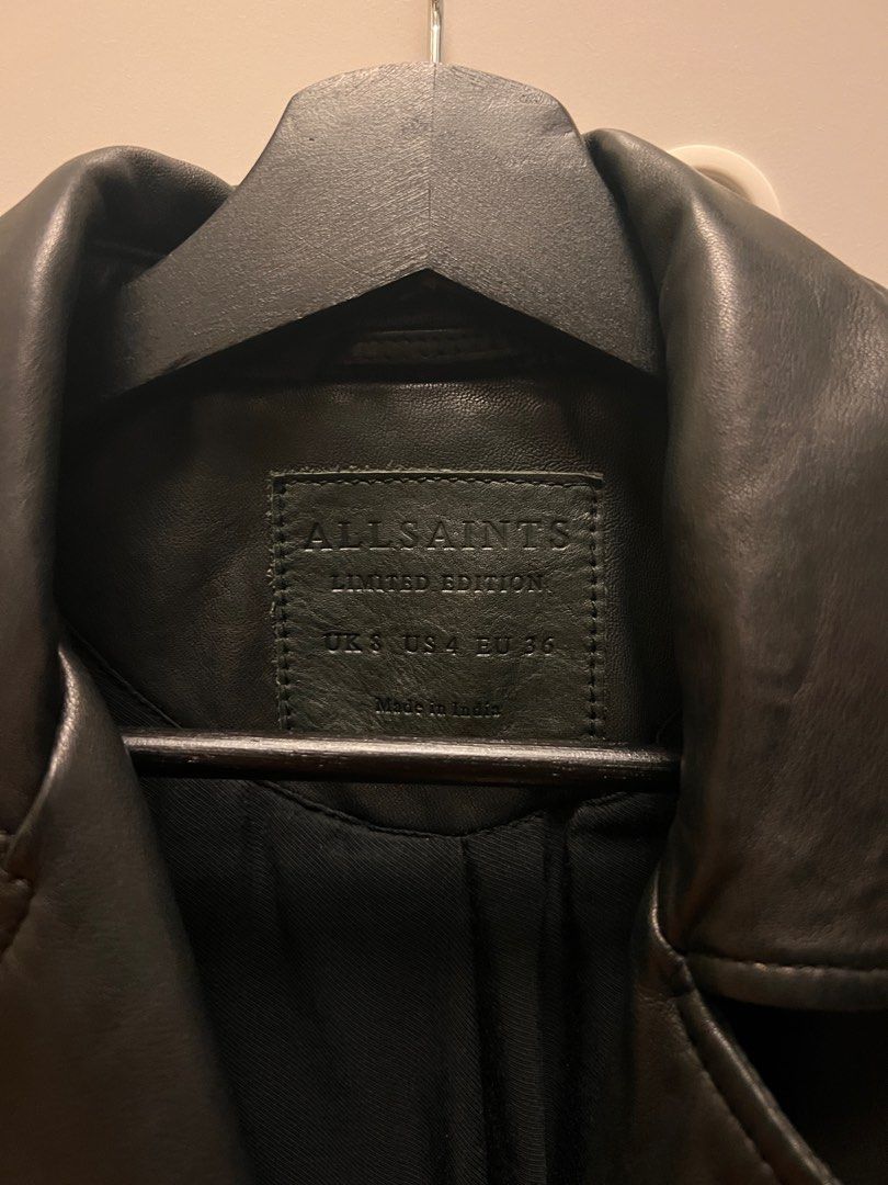 All saints limited edition leather jacket shop