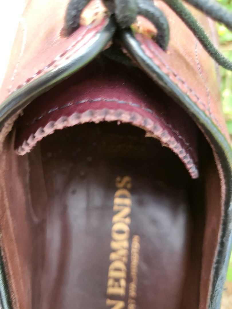 Allen Edmonds Hopkinson in merlot size US 8 EEE