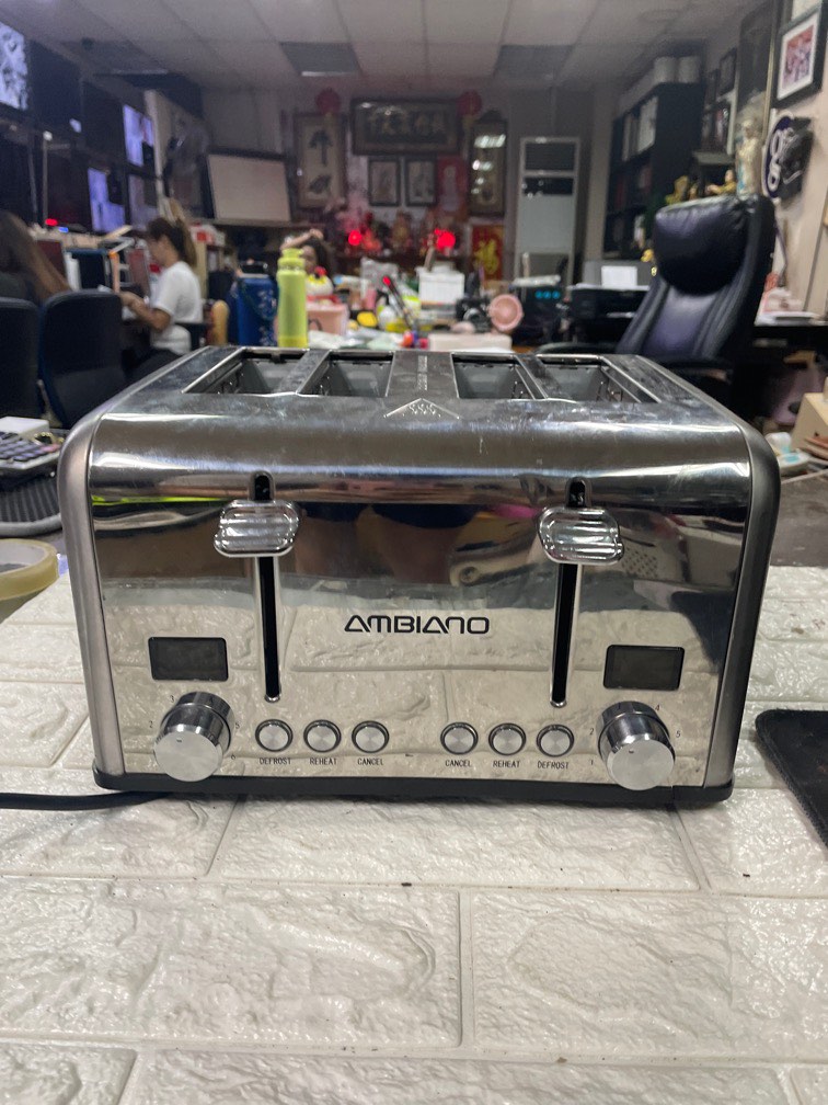 Ambiano 4 Slice Countdown Timer, TV & Home Appliances, Kitchen