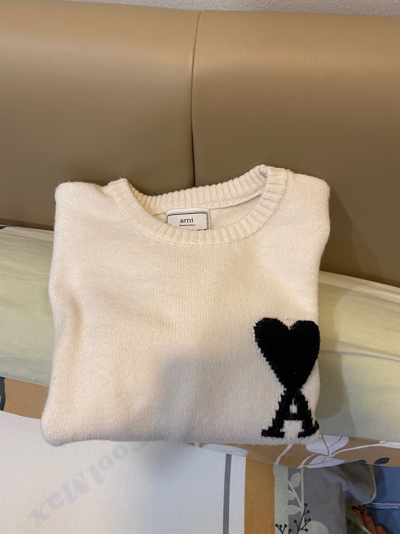 Ami white sweater deals