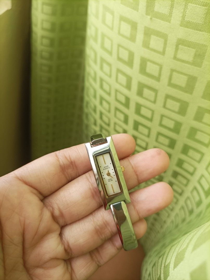 Anne Klein II STEEL Bangle Gucci Inspired