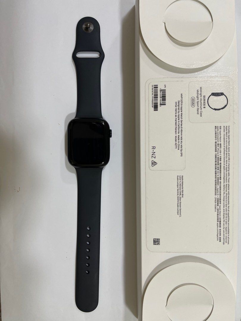 Smartwatch Apple Watch Series 8 GPS 45mm Silver Aluminum Case with