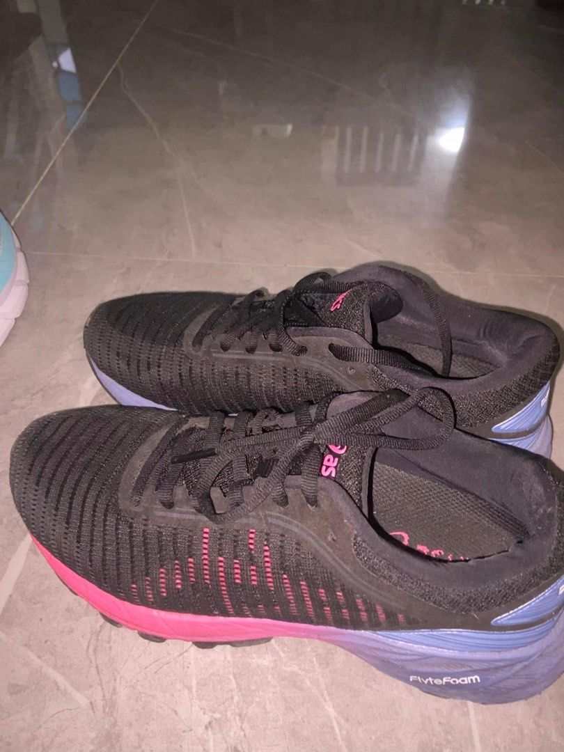 Asics dynaflyte 2 black hot discount pink persian jewel