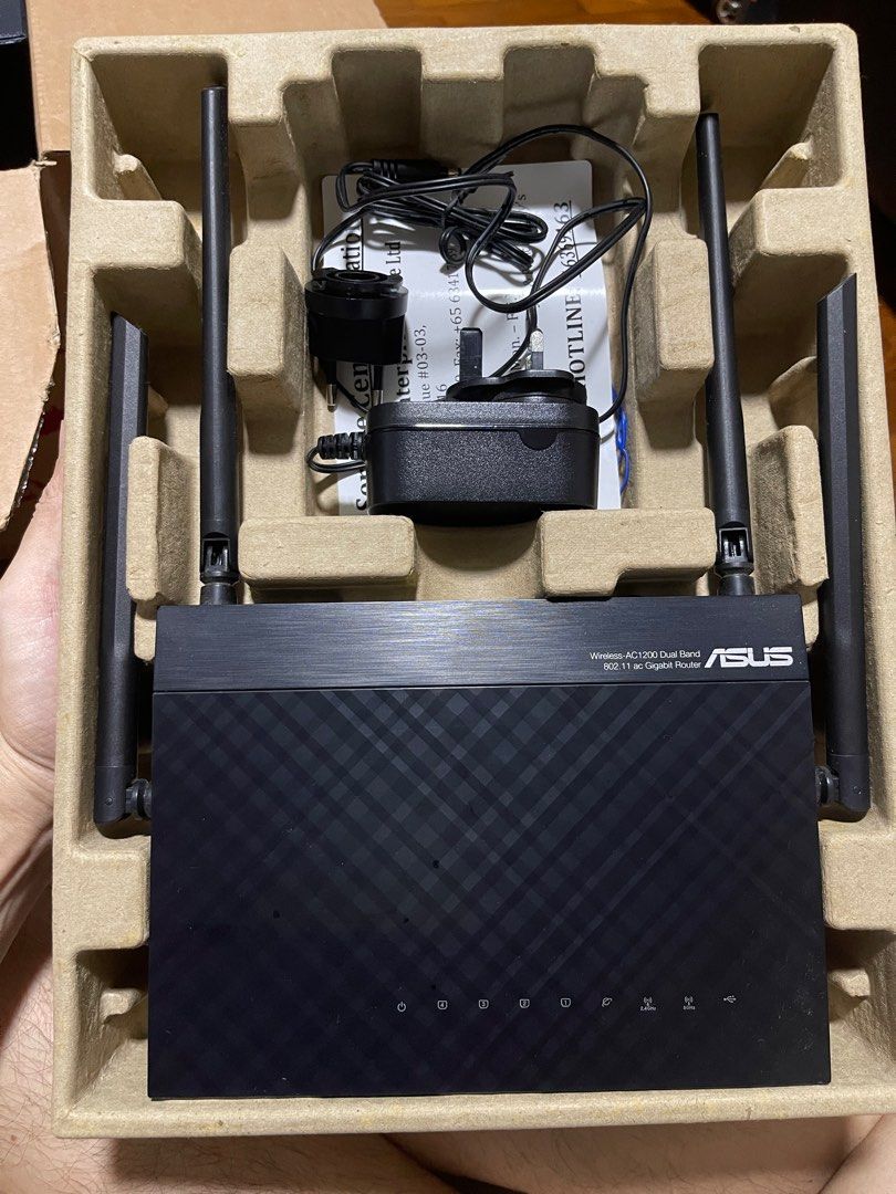 Ac200 Router Asus RT-AC1200G+ AC200 Dual Band Wifi Router, Computers & Tech, Parts ...
