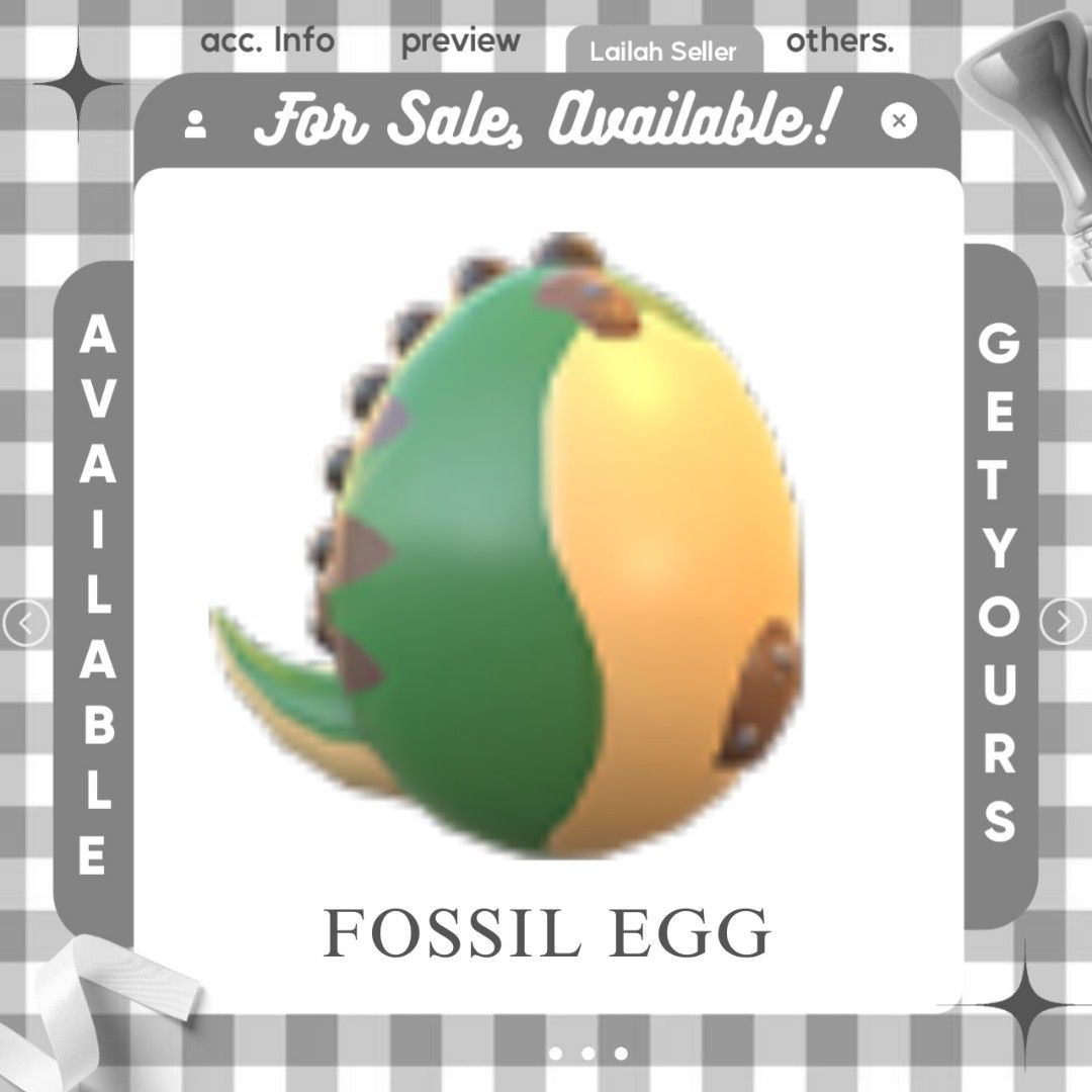 Adopt me EGGS| LEGENDARY (Category: In-Game Products) located in Baliuag. Submitted by sxmplycollections (Listing ID 1251446549, Image 3). Description: MOP: GCASH.