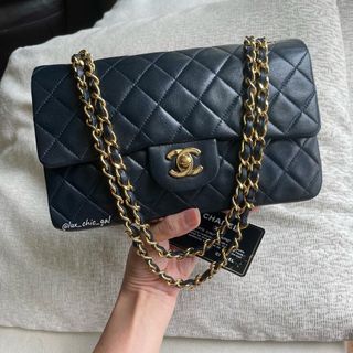 Chanel Around 1998 Made Soft Caviar Skin Classic Flap Chain Bag Lime Y in  2023