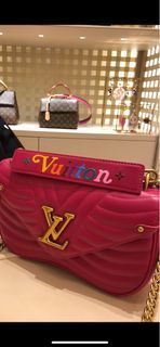 SOLD** NEW - LV New Wave Heart-Shaped Red Calfskin Shoulder Bag, Luxury,  Bags & Wallets on Carousell