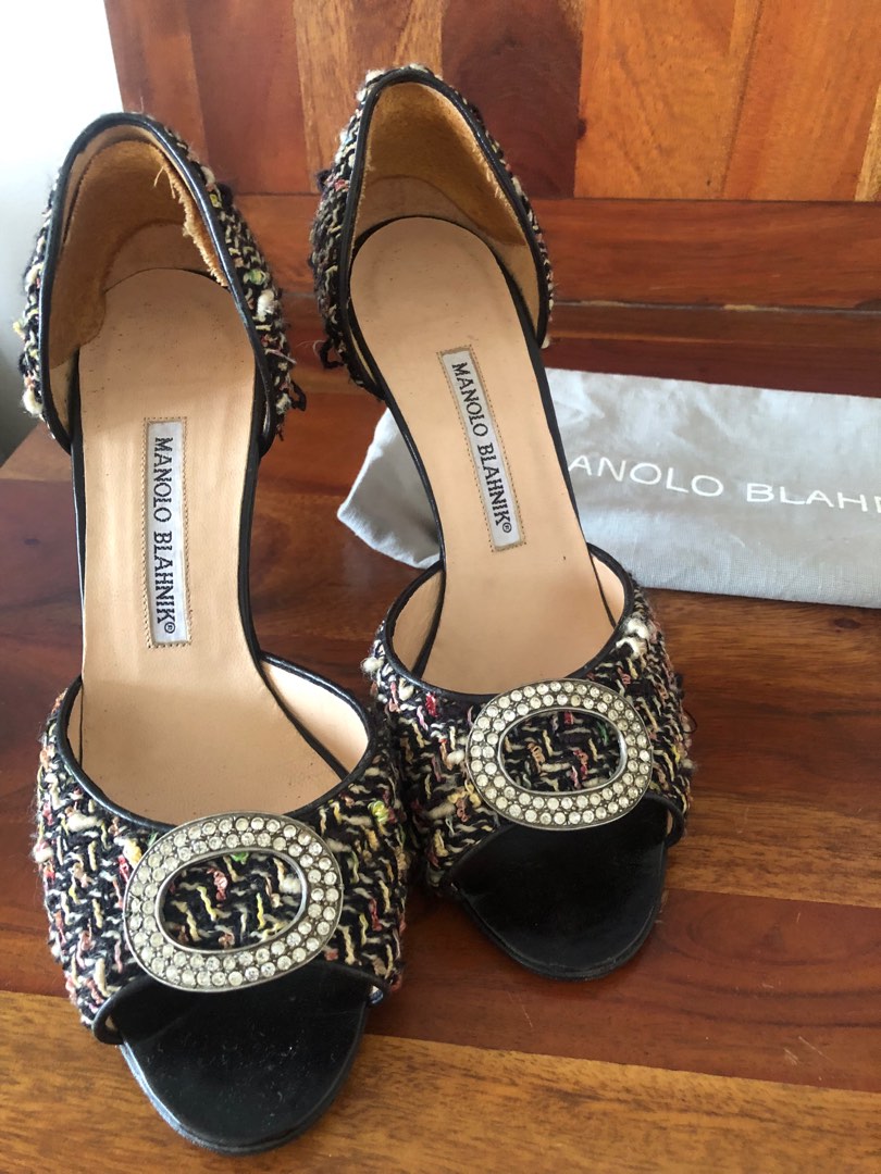 Authentic Manolo Blahnik Heels Women s Fashion Footwear Heels