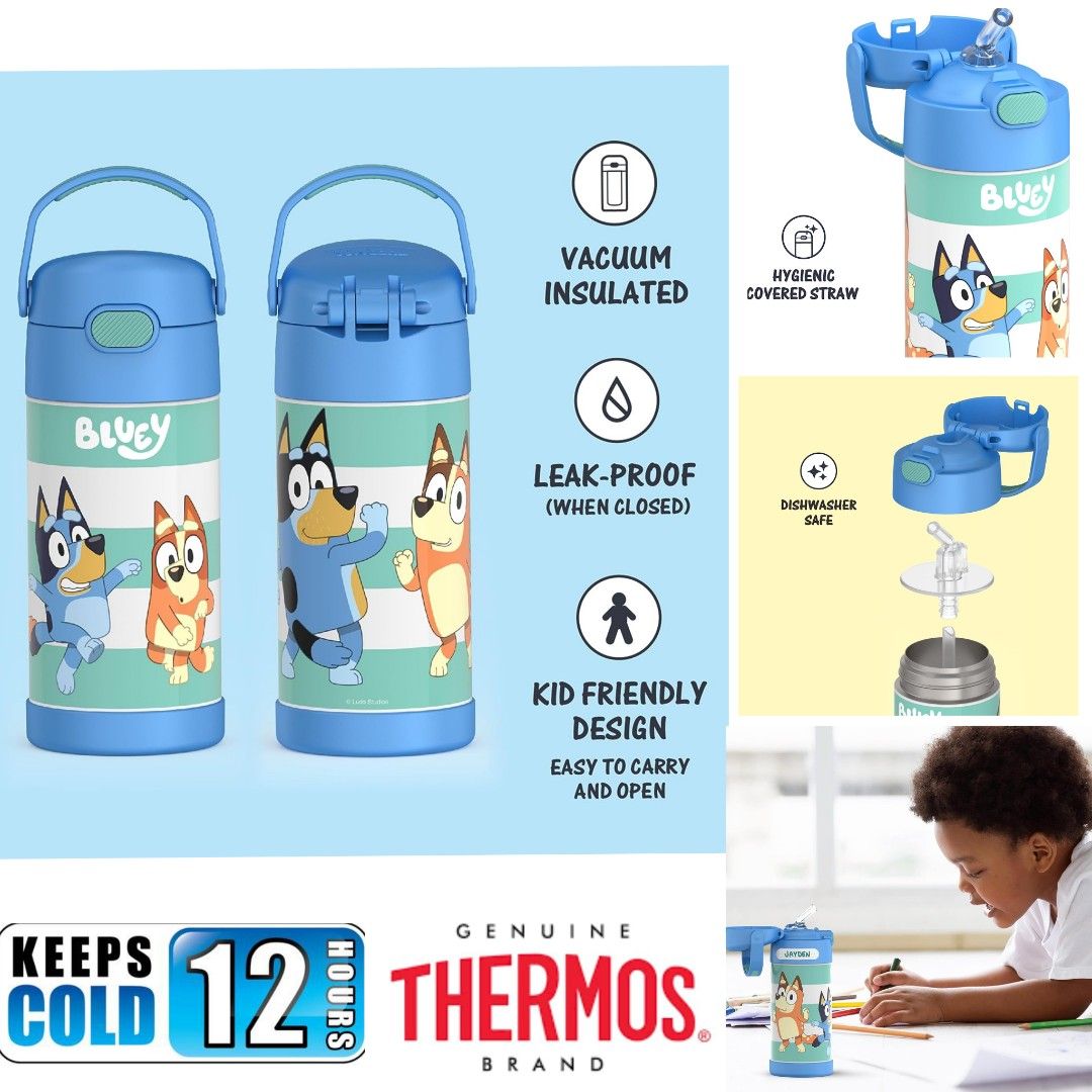 Thermos Kids' 12oz FUNtainer Bottle - Bluey