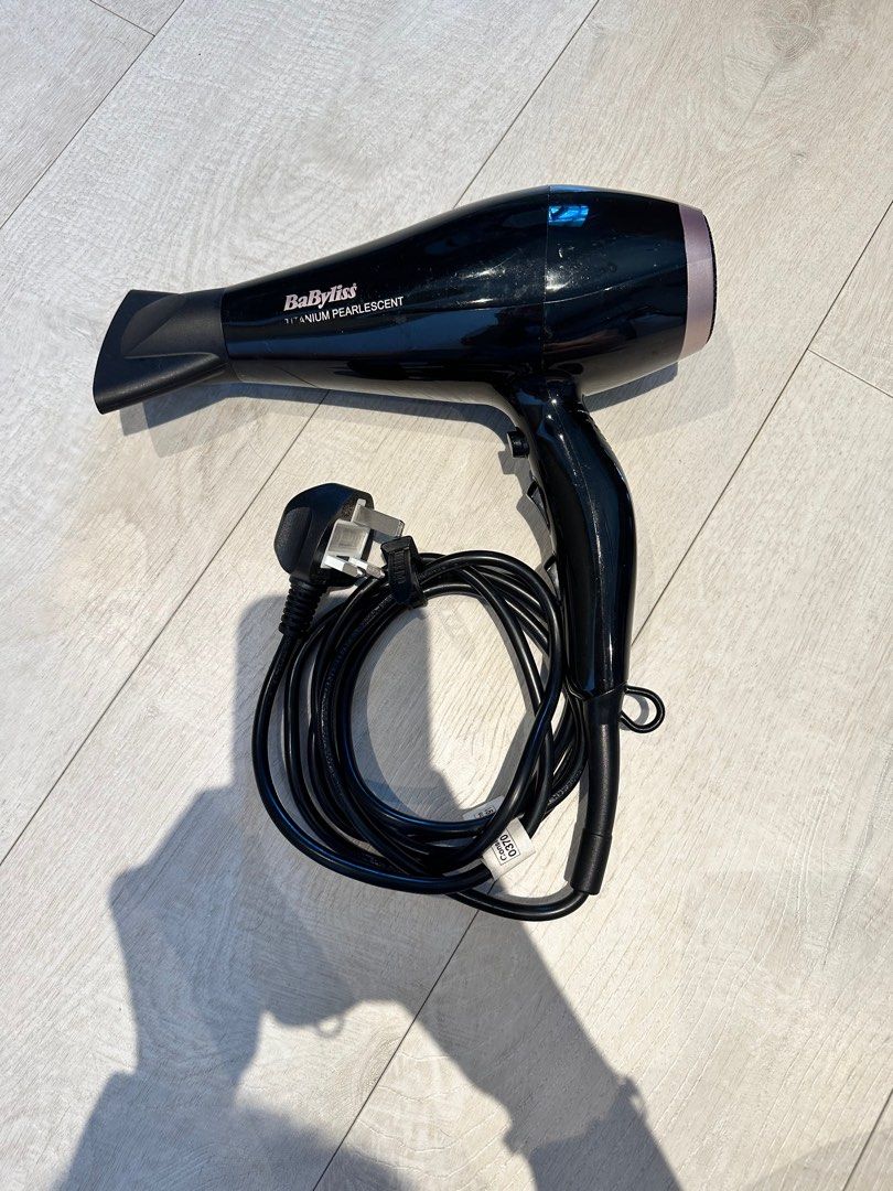 babyliss titanium pearlescent hair dryer Beauty Personal Care Hair on Carousell