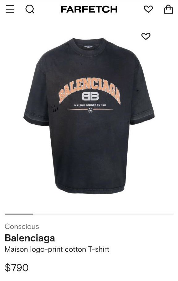 Balenciaga ripped 2024 t shirt