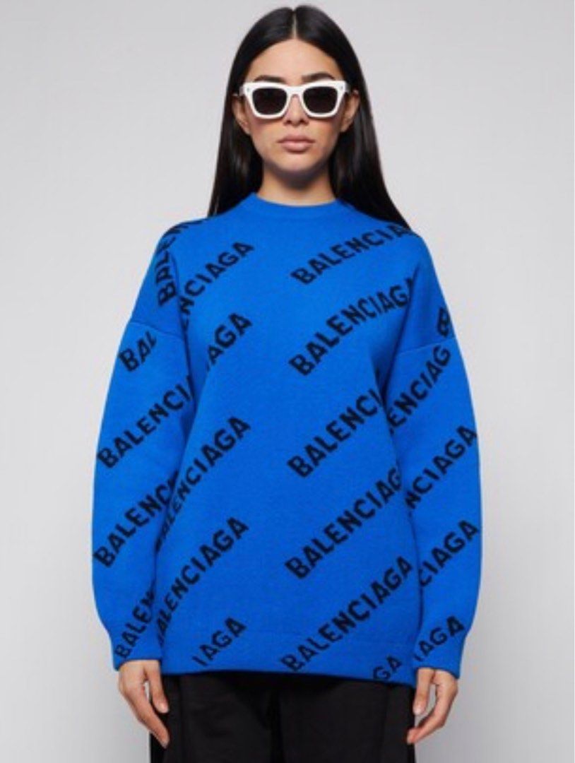 Balenciaga sweater shop blue