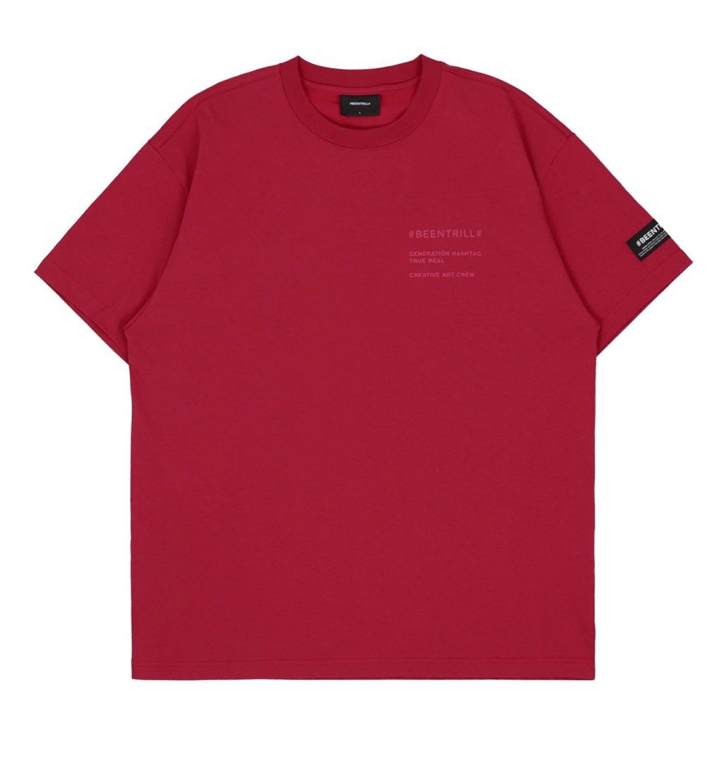 Beentrill Red Hashtag tee, Men's Fashion, Tops & Sets, Tshirts & Polo Shirts  on Carousell