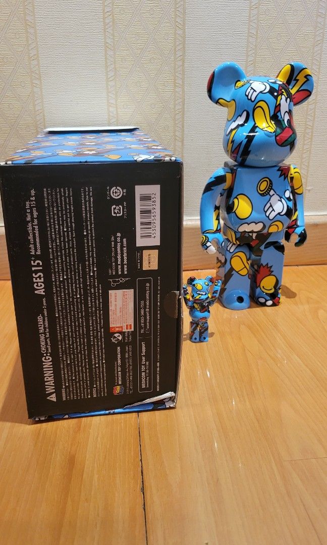 BE@RBRICK GRAFFLEX 100％ & 400％ 套裝BE@RBRICK GRAFFLEX 100