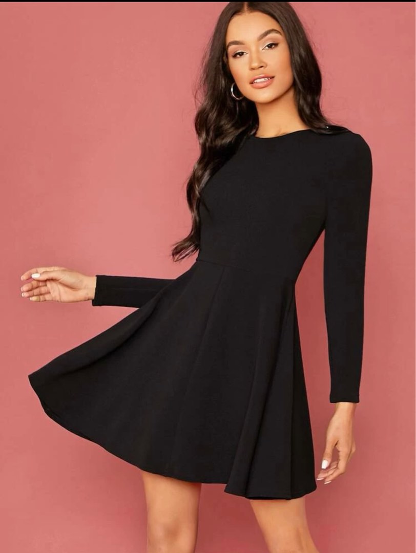 The Black Flare Dress
