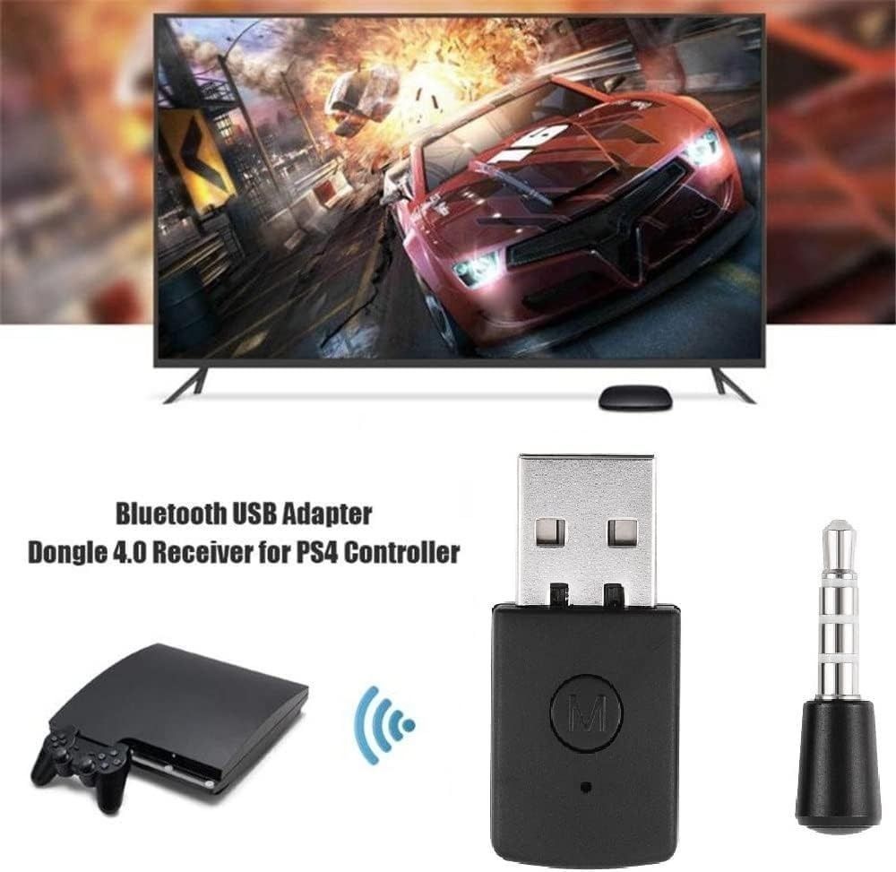 Wireless Mini Bluetooth USB Dongle Receiver Adapter W/ Mic for PS4 Sound  Headset