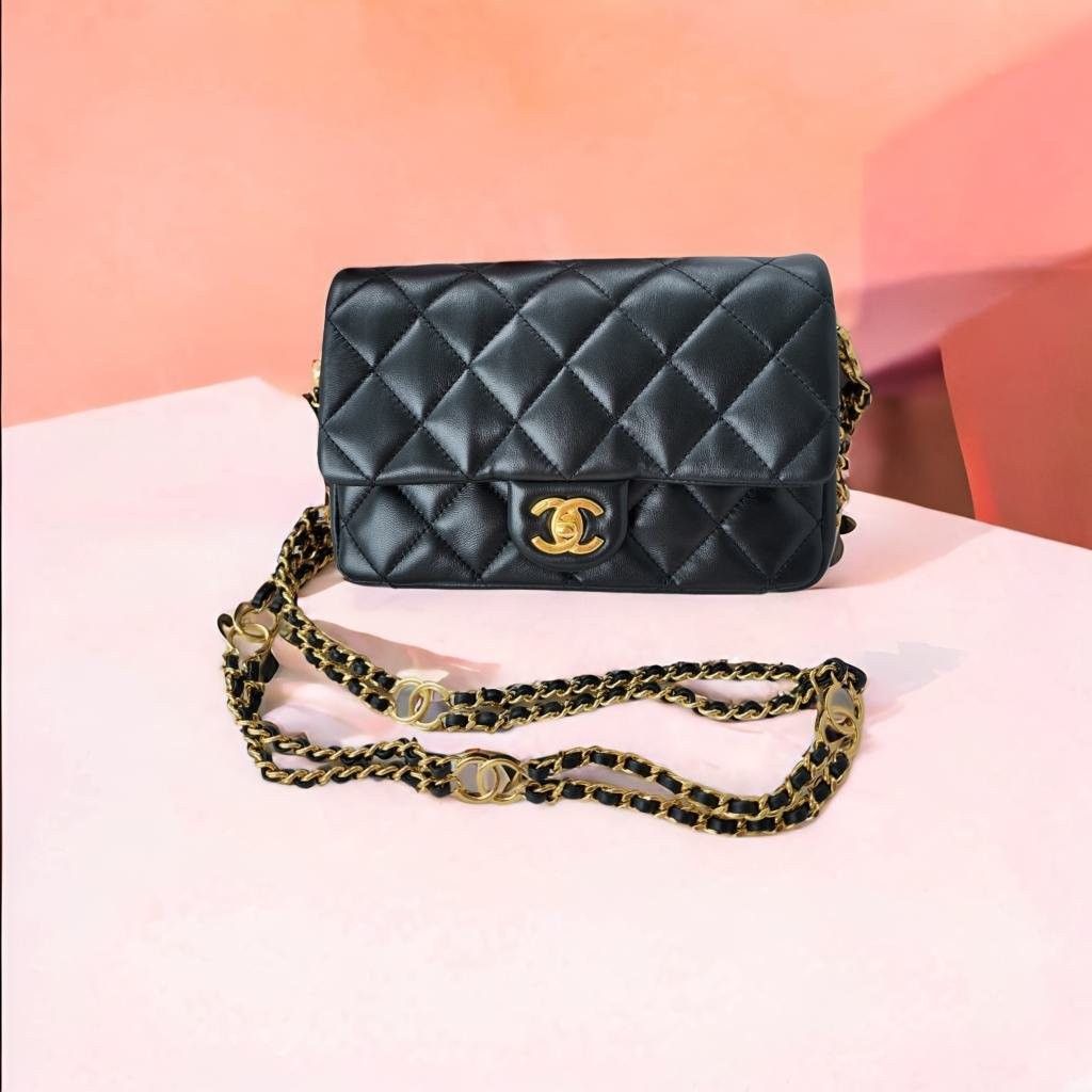 BN Chanel mini flap, Luxury, Bags & Wallets on Carousell