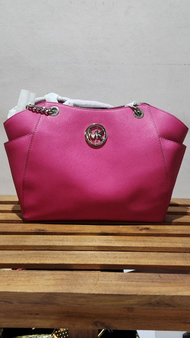 Raspberry michael kors purse deals