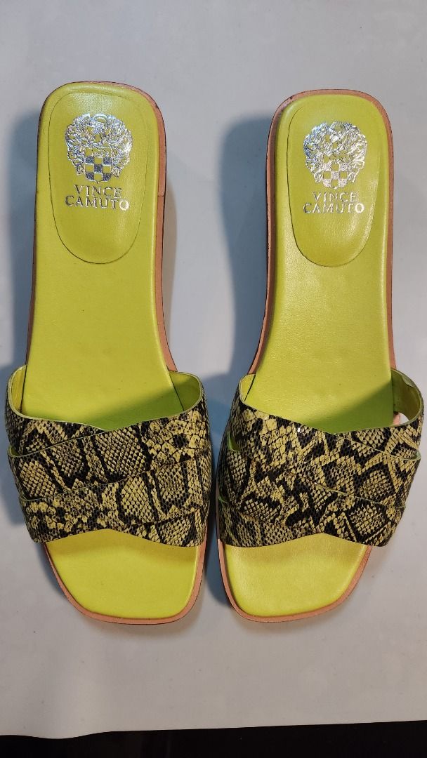 Vince Camuto Snakeskin design sandals Women s Fashion Footwear Sandals on Carousell