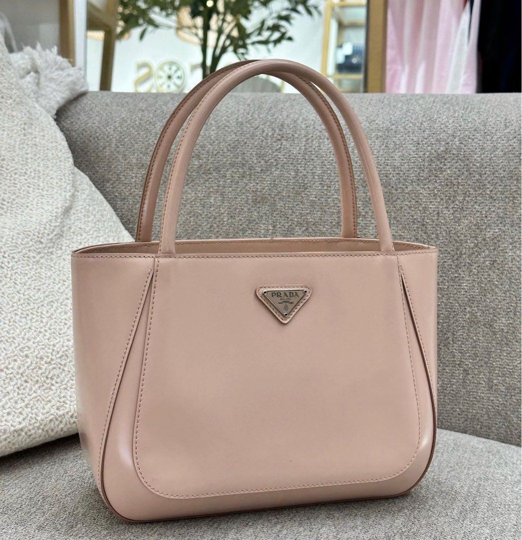 Prada Saffiano in blush, Luxury, Bags & Wallets on Carousell