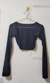 bolero black cardigan size s