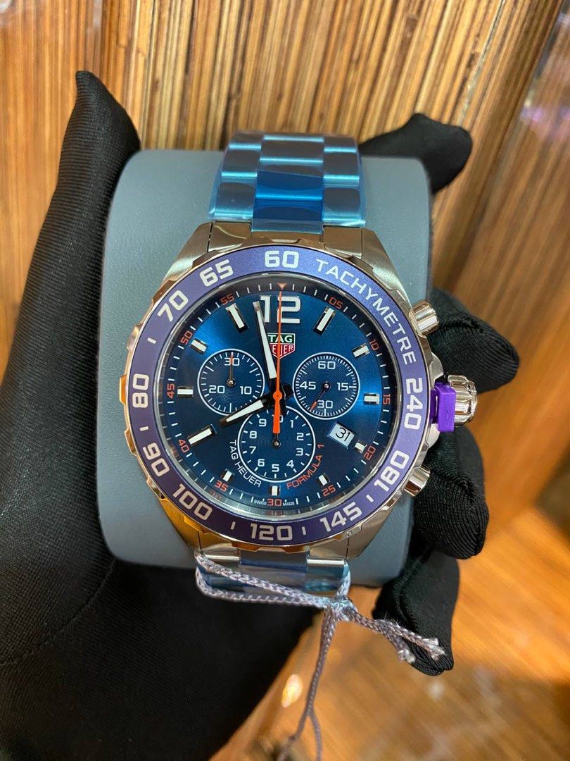 Tag heuer store purple face watch
