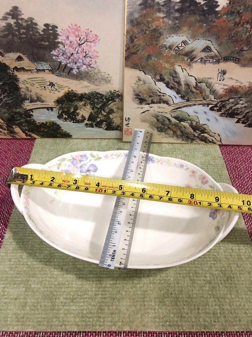 Branded Noritake Audrey handled porcelain dish made in Japan, Furniture