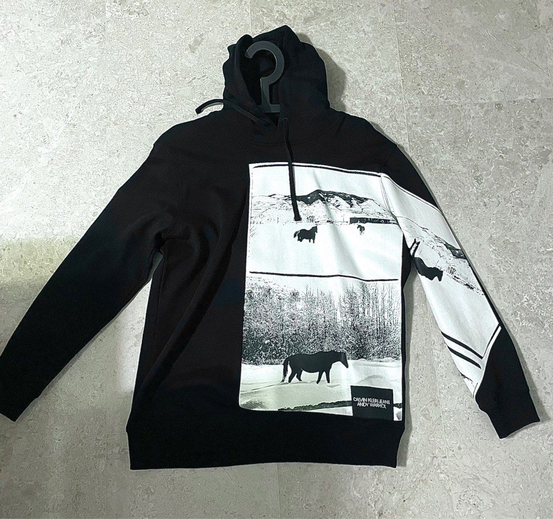 Calvin Klein x Andy Warhol Official Unisex Hoodie Women s Fashion