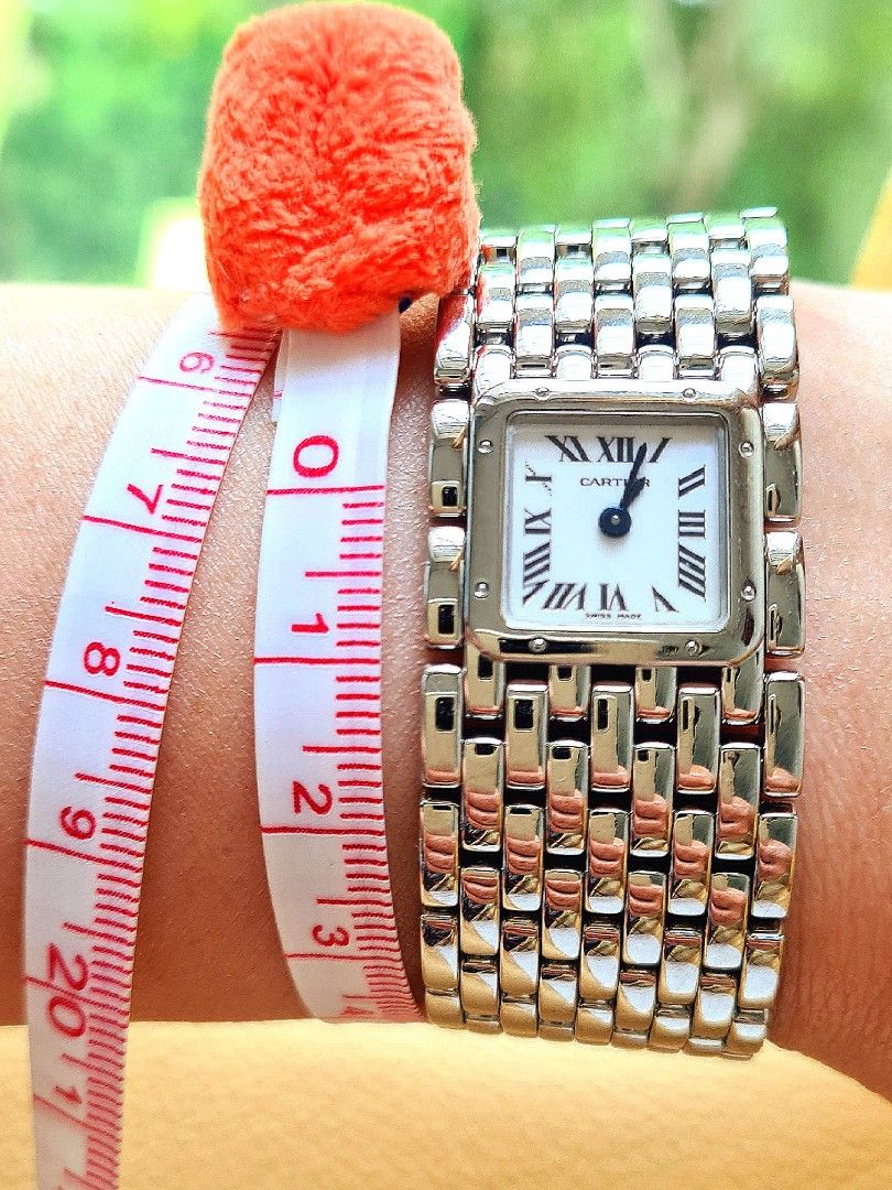 Cartier Panthere Ruban Mother of Pearl Mini White Roman Dial