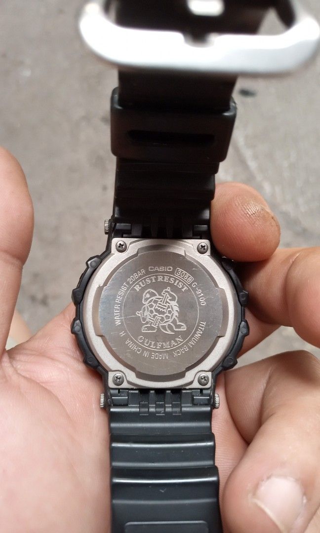 GShock G 9100 1DR gulfman original fullset casio g shock protrek
