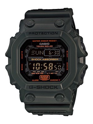 Casio green sales retro mili watch