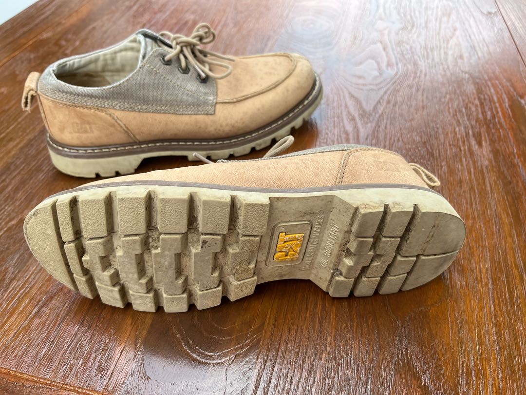 Caterpillar Low Cut Sand beige Leather boots