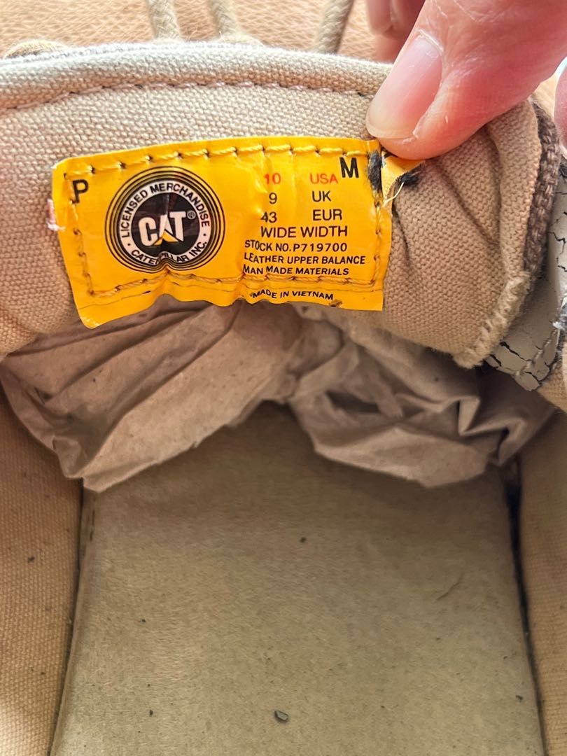 Caterpillar sales wide width