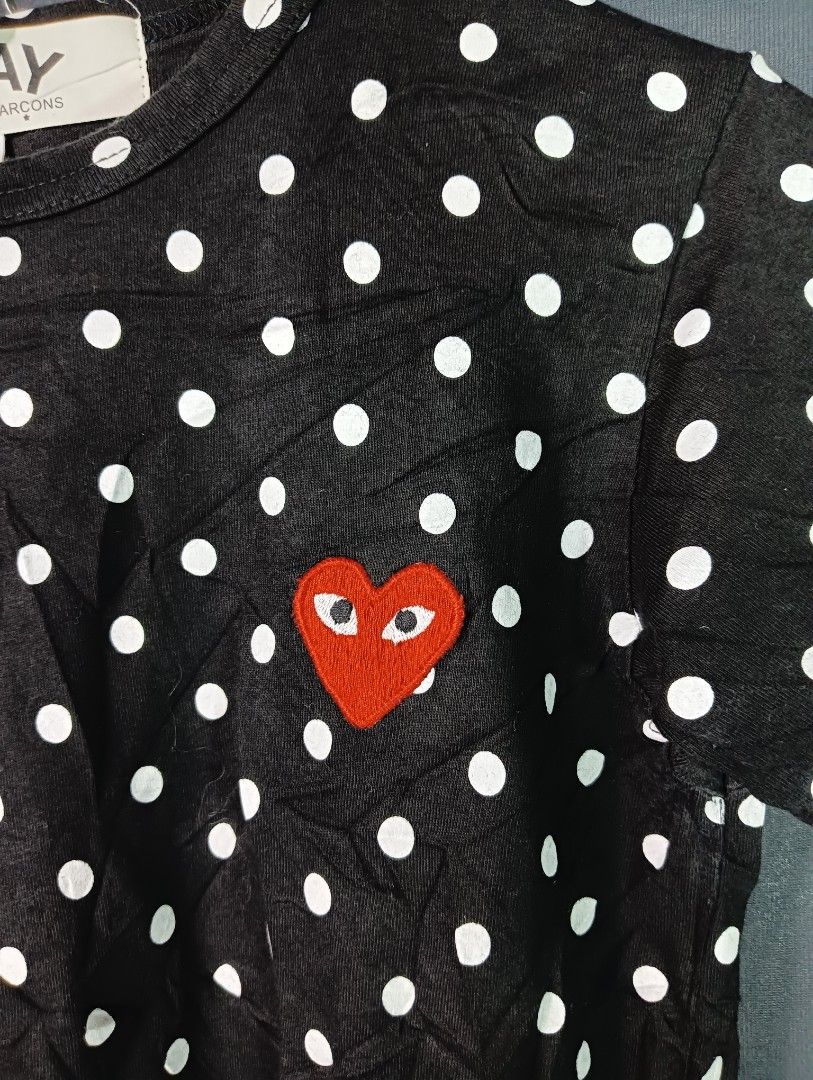Cdg shirt cheap polka dot